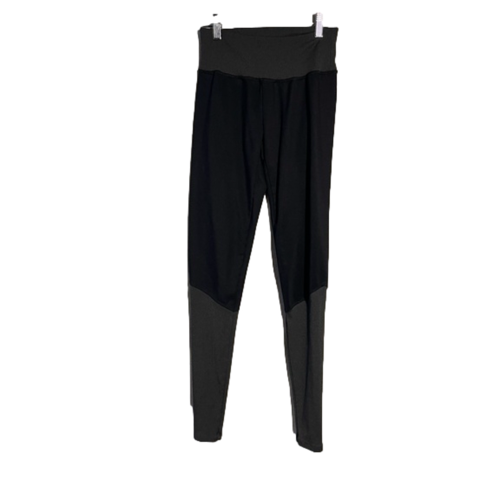 JOY LAB black and grey nylon & spandex leggings for ballet dance warm-up. Small